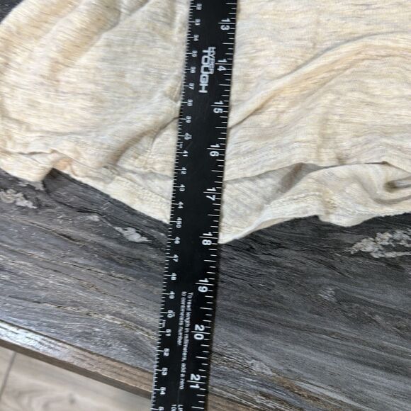 Madewell Women's Peplum Top Medium Boho Boxy Preppy Linen Breathable Lightweight - Picture 7 of 8